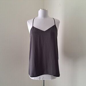 Tank Top Juniors Reversible Black/Gray Size 11/13